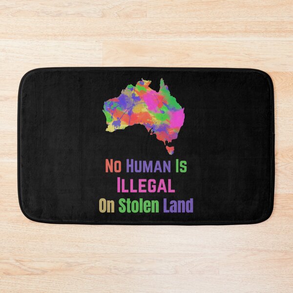 Item preview, No Human is illegal on Stolen Land| Stolen Lands| Occupied Lands| illegal settlement (Sixth Edition): designed and sold by TheShahinDesign.