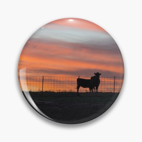 Item preview, Cattle Silhouette Sunset designed and sold by mljdwhite.