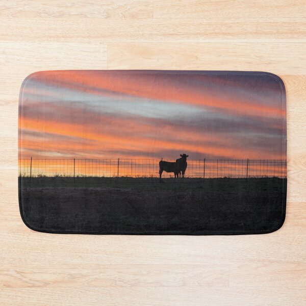 Item preview, Cattle Silhouette Sunset designed and sold by mljdwhite.