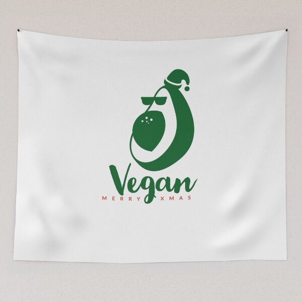 Item preview, vegan merry xmas - christmas vegan - avocado - avocado funny - XMAS designed and sold by Tropical Blood.