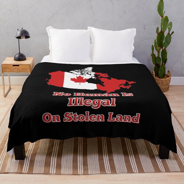 Item preview, No Human is illegal on Stolen Land| Stolen Lands| Occupied Lands| illegal settlement (Seventh Edition): designed and sold by TheShahinDesign.