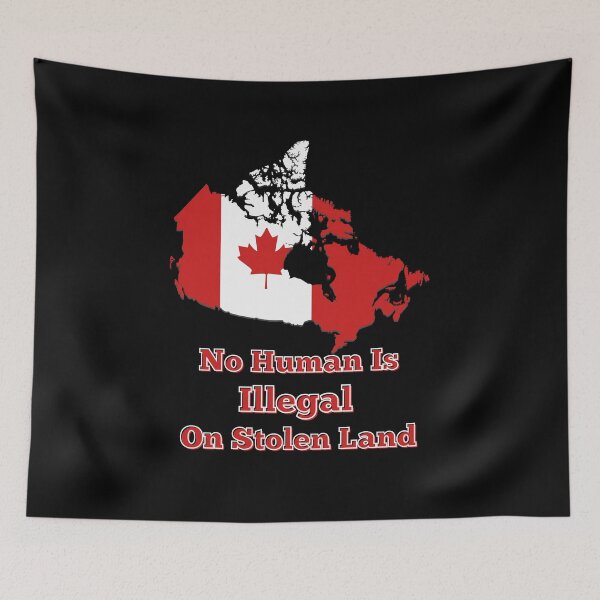 Item preview, No Human is illegal on Stolen Land| Stolen Lands| Occupied Lands| illegal settlement (Seventh Edition): designed and sold by TheShahinDesign.