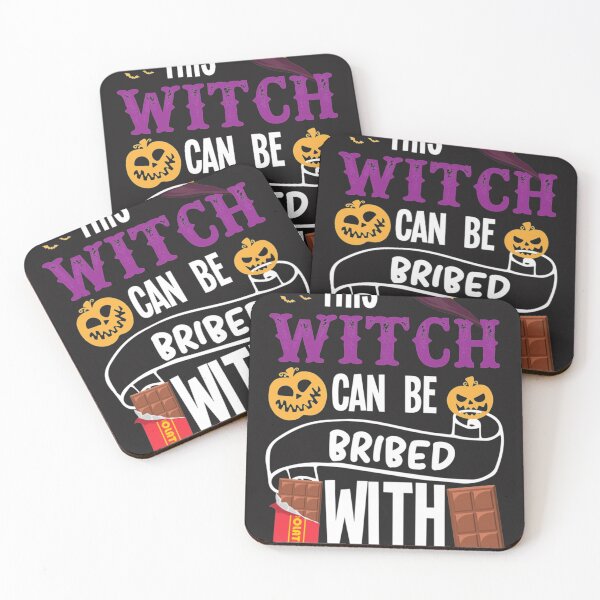 Item preview, halloween this witch can be bribed with chocolate designed and sold by carolcollins54.