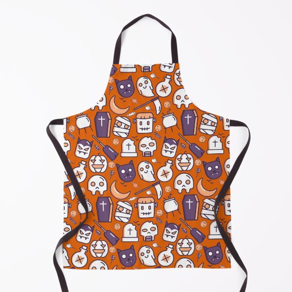 Item preview, Halloween Vampire Skulls Mummy Pumpkin Pattern designed and sold by PY Tees.