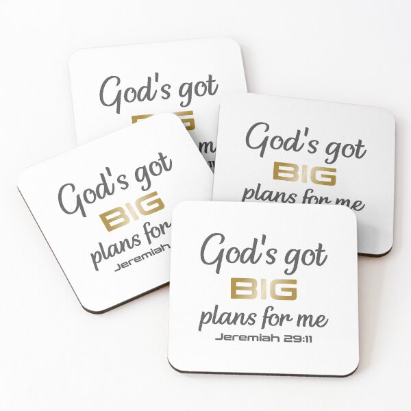Item preview, Christian Design - God's Got Big Plans for Me - Bible Verse, Jeremiah 29:11 designed and sold by simplydesignart.