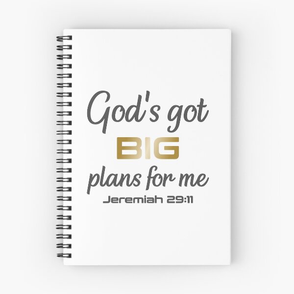 Item preview, Christian Design - God's Got Big Plans for Me - Bible Verse, Jeremiah 29:11 designed and sold by simplydesignart.