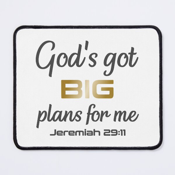 Item preview, Christian Design - God's Got Big Plans for Me - Bible Verse, Jeremiah 29:11 designed and sold by simplydesignart.