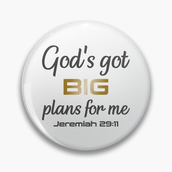 Item preview, Christian Design - God's Got Big Plans for Me - Bible Verse, Jeremiah 29:11 designed and sold by simplydesignart.