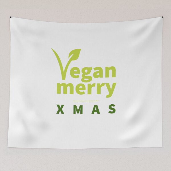 Item preview, vegan merry xmas - christmas vegan - - XMAS designed and sold by Tropical Blood.