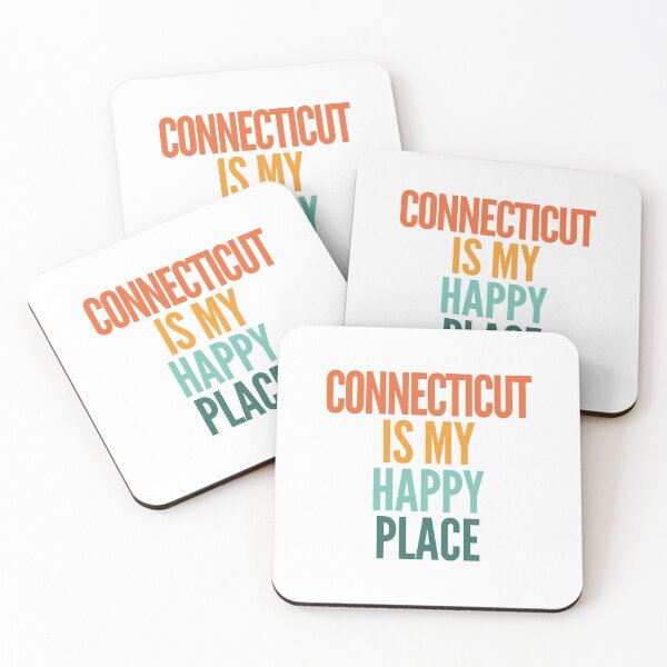 Item preview, Connecticut Is My Happy Place designed and sold by PeachesMommy.