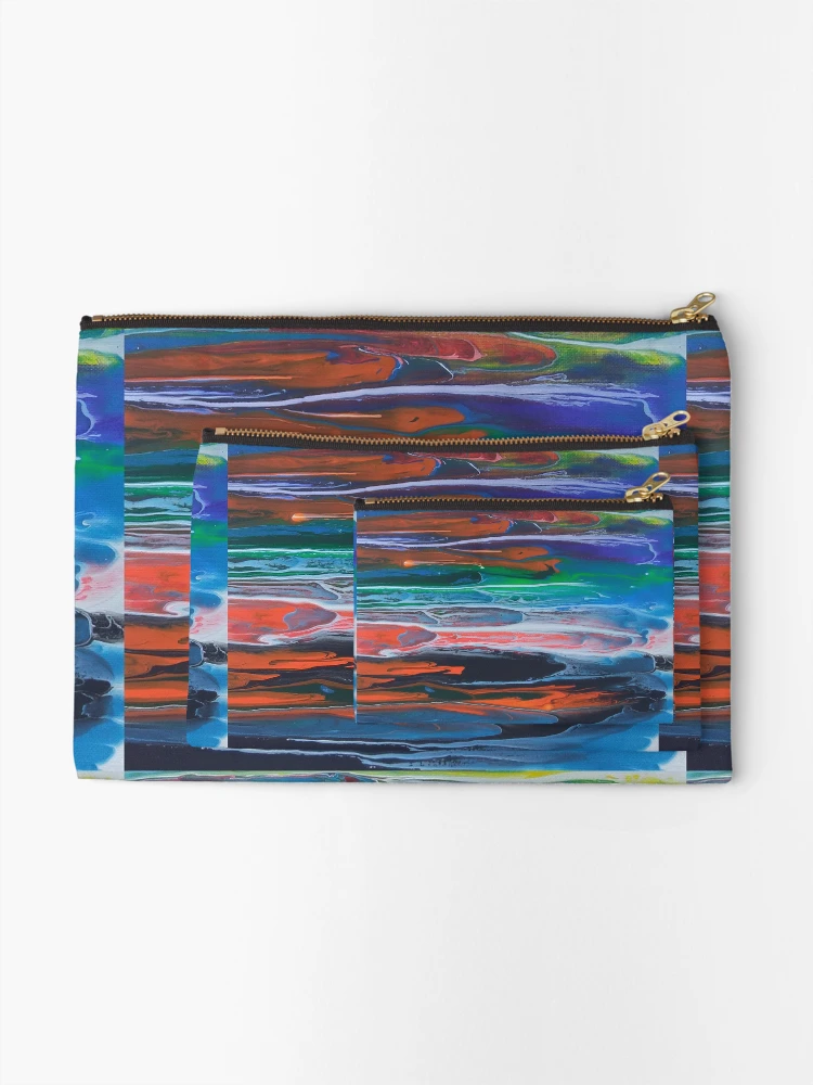 Thumbnail 2 of 4, Zipper Pouch, rain designed and sold by InfinitePathArt.