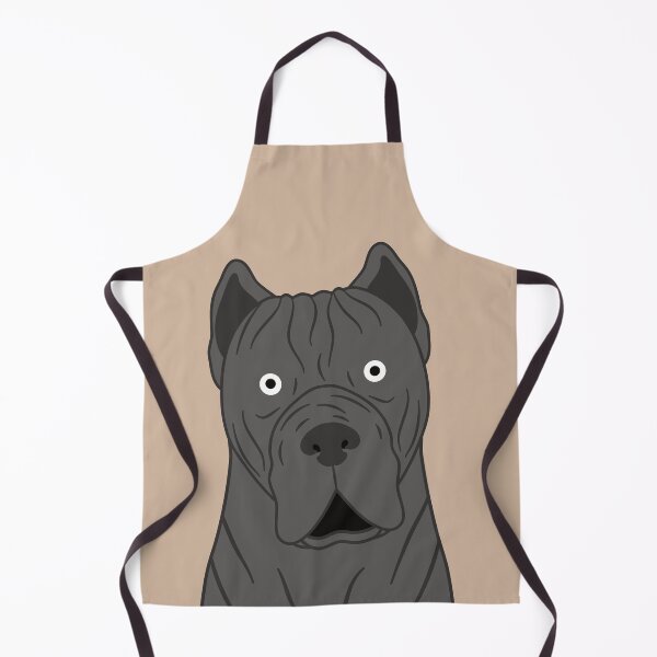 Item preview, Cute Gray Blue Cane Corso Dog Emoji designed and sold by Lulupainting.