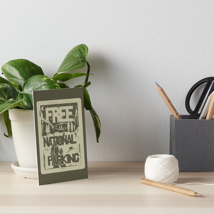 PRKNG Art Board Print