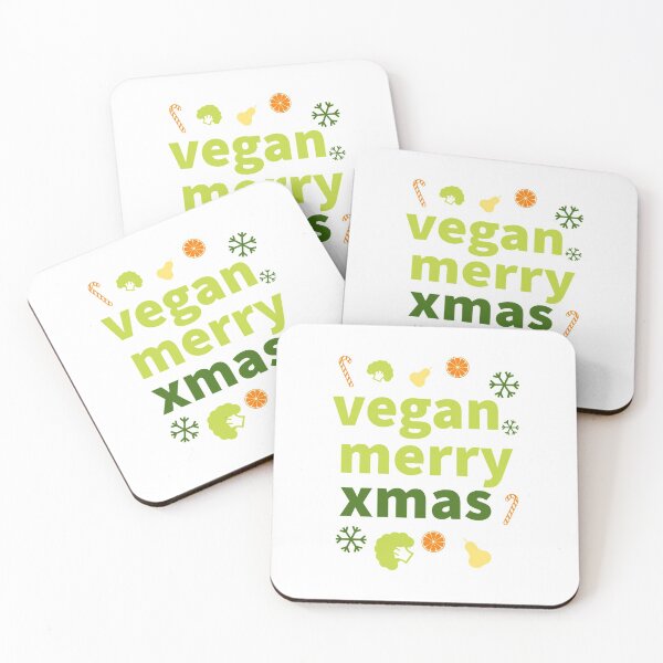 Item preview, vegan merry xmas - happy xmas day - be vegan - vegan life designed and sold by Tropical Blood.
