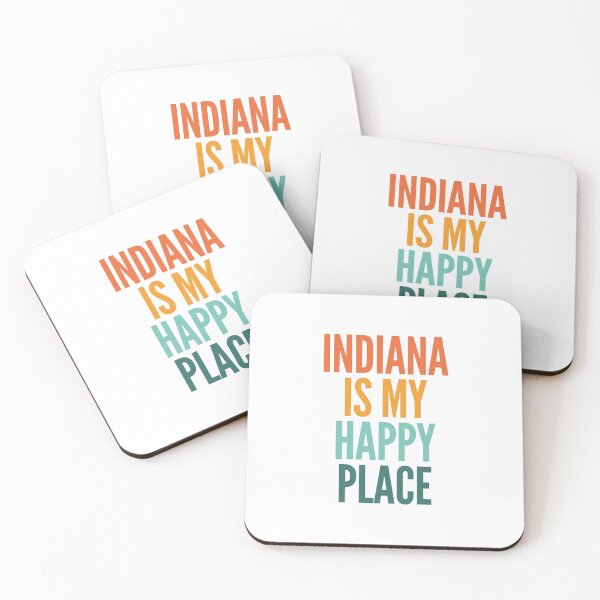 Item preview, Indiana Is My Happy Place designed and sold by PeachesMommy.