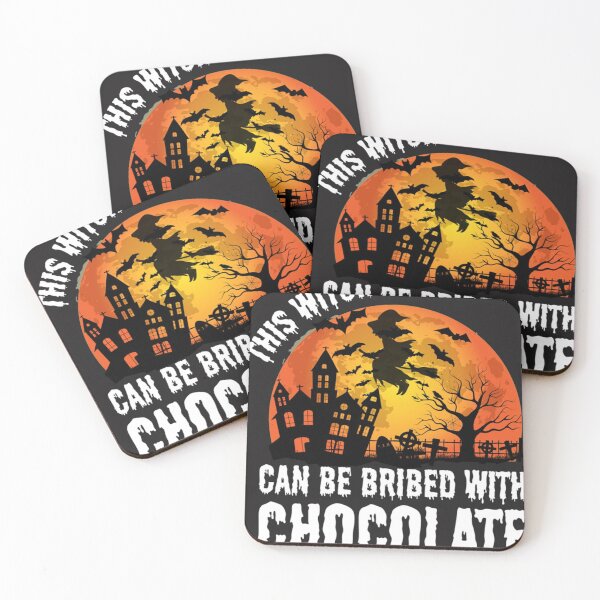 Item preview, halloween this witch can be bribed with chocolate designed and sold by carolcollins54.