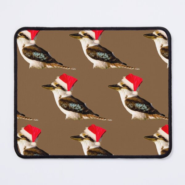 Item preview, Kookaburra, Christmas Kookaburra on Tan background designed and sold by Ohlordi.