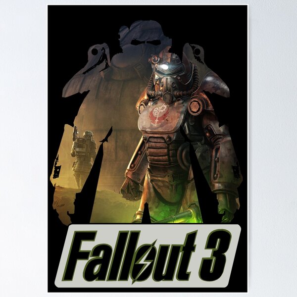 Hd Fallout 4 New Vegas Fallout 4 Power Armor Matte Finish Poster