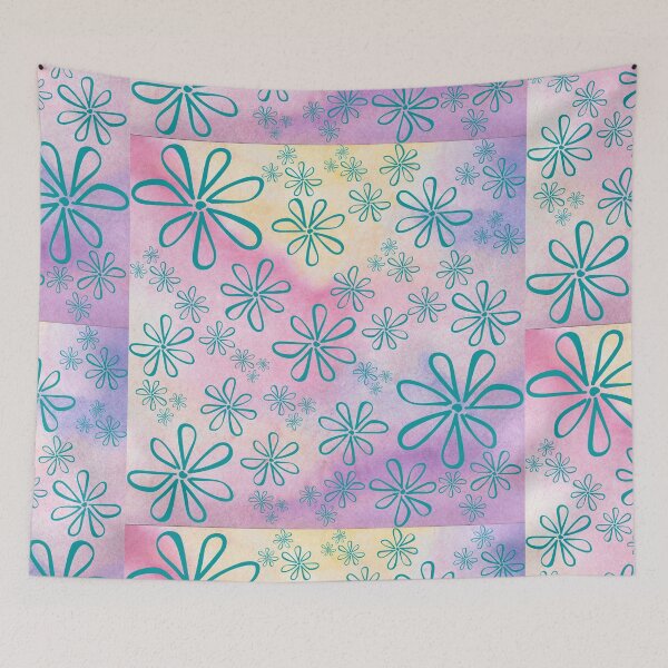 Item preview, Abstract daisies designed and sold by Starlett Designs.