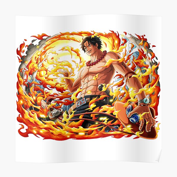 Ace Flame Emperor Poster By Choccobiscuits Redbubble