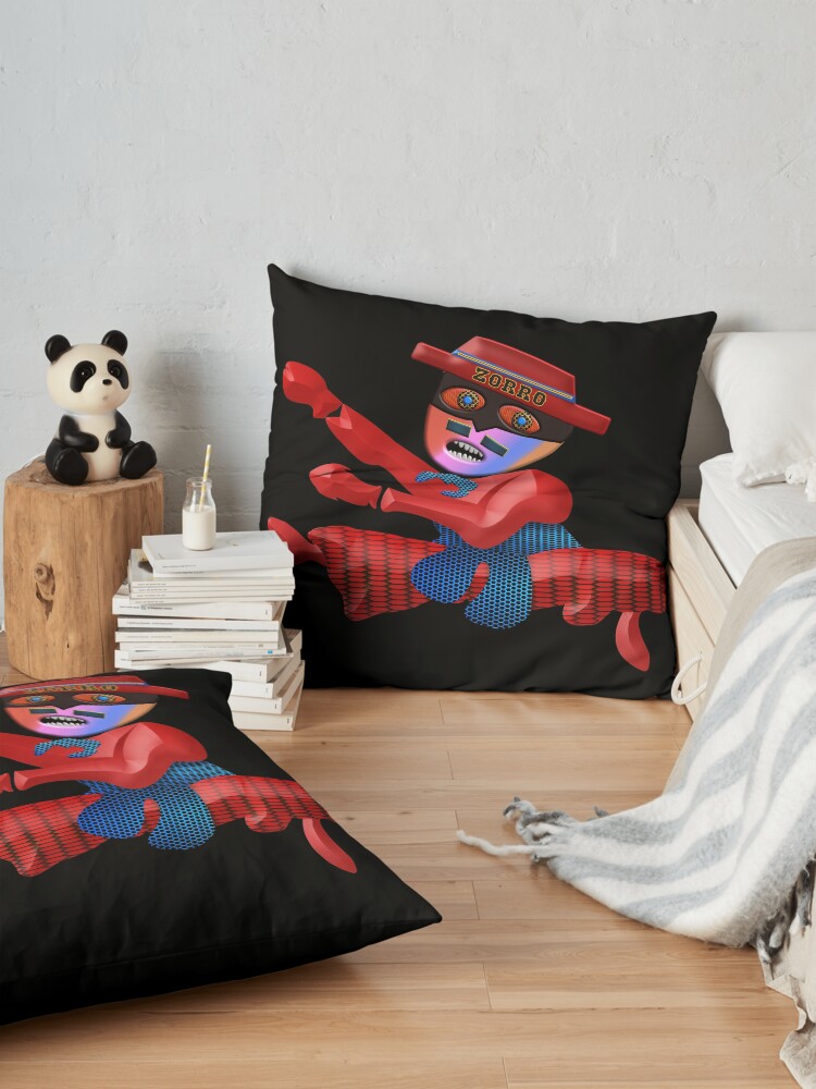 Alternate view of THE LEGEND OF ZORRO IN HIS NEW ADVENTURES FOR KIDS - ZORRO MARTIAL ARTS - ZORRO NINJA - HALLOWEEN PARTY - CHRISTMAS PARTY - GREAT FUN GIFT FOR PARTIES AND COSTUMES2. Floor Pillow