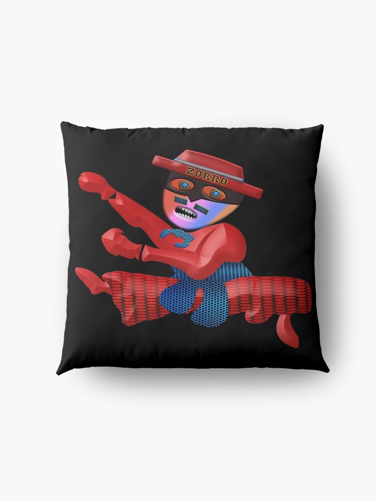 Alternate view of THE LEGEND OF ZORRO IN HIS NEW ADVENTURES FOR KIDS - ZORRO MARTIAL ARTS - ZORRO NINJA - HALLOWEEN PARTY - CHRISTMAS PARTY - GREAT FUN GIFT FOR PARTIES AND COSTUMES2. Floor Pillow