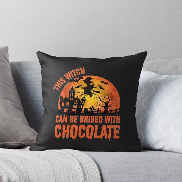 Item preview, halloween this witch can be bribed with chocolate designed and sold by carolcollins54.