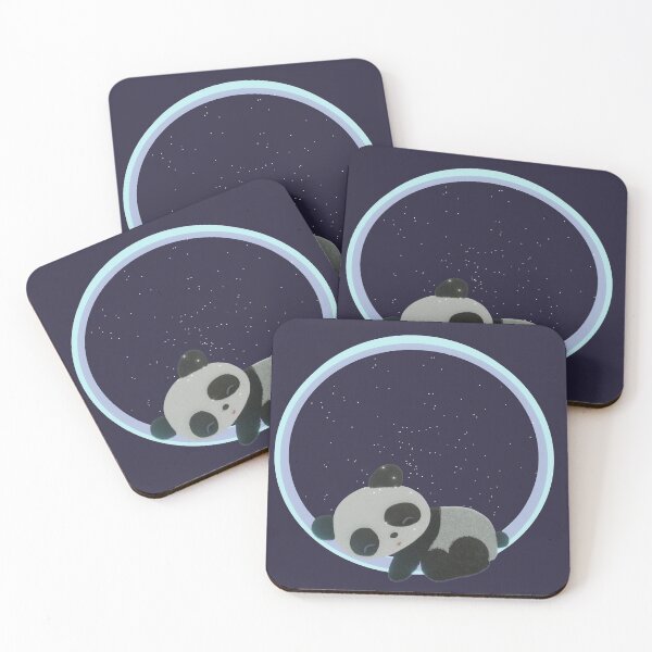 Item preview, Panda bear sleeping. llustration of bear with shine designed and sold by Spike-Alcino.