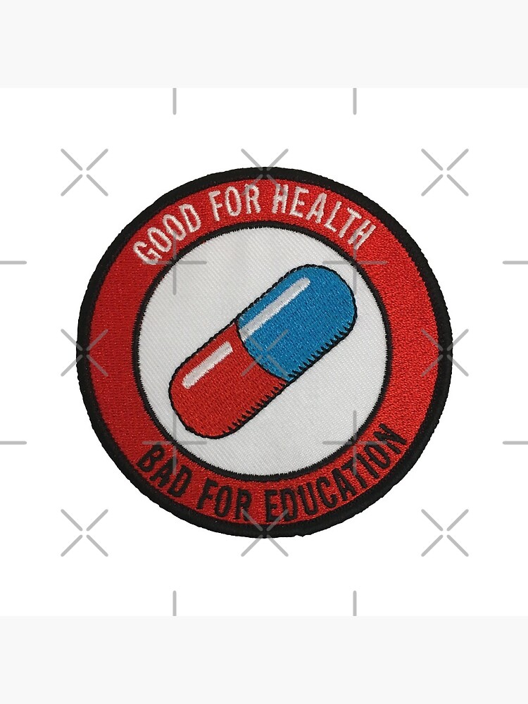 Good for Health, Bad for Education Pin by kikusui