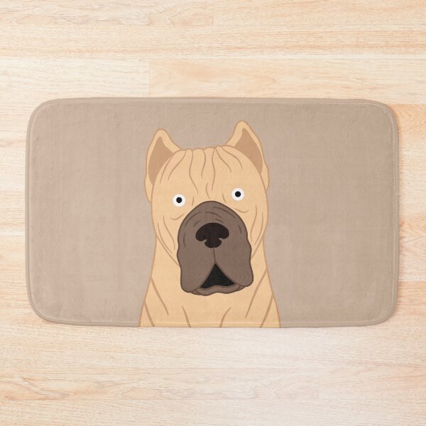 Item preview, Cute Fawn Cane Corso Dog Emoji designed and sold by Lulupainting.