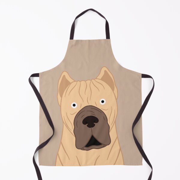 Item preview, Cute Fawn Cane Corso Dog Emoji designed and sold by Lulupainting.