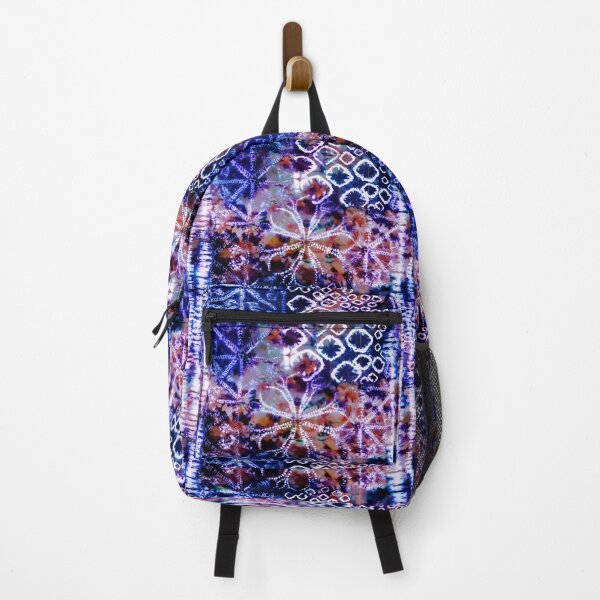 Artikelvorschau, Blaue abstrakte Batik Tie Dye Shibori Ethnic African Inspired Textile Art Pattern entworfen und verkauft von BlackArt Cafe.