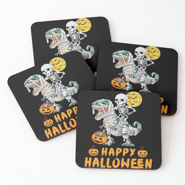 Item preview, Happy Halloween Dinosaur Skeleton Trex designed and sold by Fabvity.