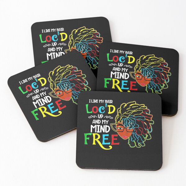 Item preview, I Like Hair Locd Up Funny Black Women Birthday designed and sold by LochyshiArah.