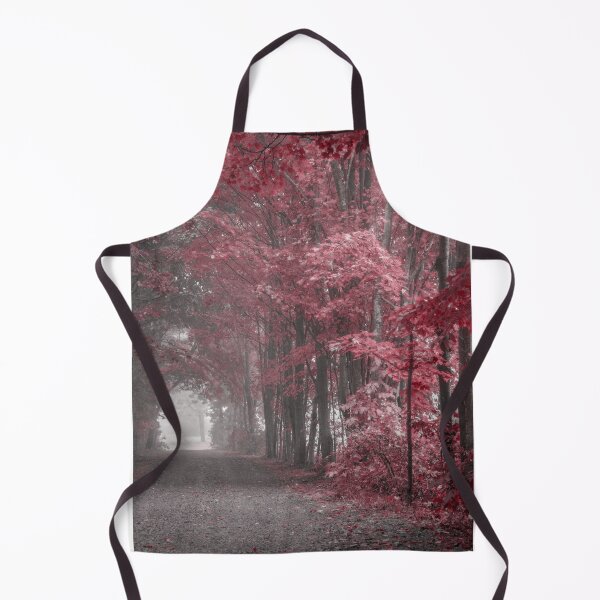Item preview, Burgundy Red Misty Forest designed and sold by Brooke T Ryan Photographic Art.