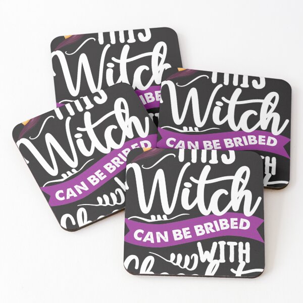 Item preview, halloween this witch can be bribed with chocolate designed and sold by carolcollins54.