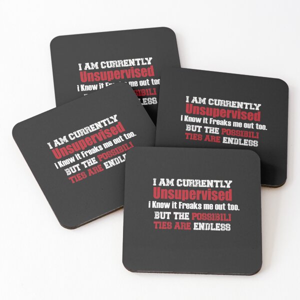 Item preview, Currently Unsupervised Novelty Graphic Sarcastic designed and sold by Hero Prod.
