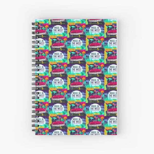 Made in the West 2017 Poster Spiral Notebook