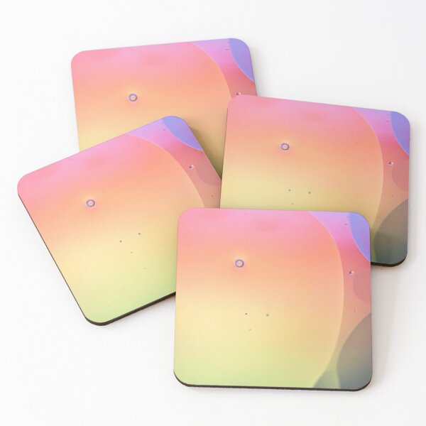 Item preview, Rainbow abstract defocused background picture made with oil, water and soap designed and sold by anytka.