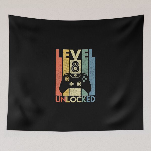 Item preview, Kids Level 8 Unlocked Funny Video Gamer 8th Birthday designed and sold by MiloszshiZse.