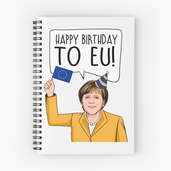 Item preview, Angela Merkel Happy Birthday to EU| Perfect Gift designed and sold by coraobpat.