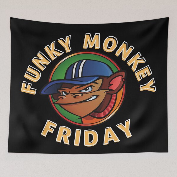 Item preview, Funky Monkey Friday designed and sold by Ahmer Qureshi.