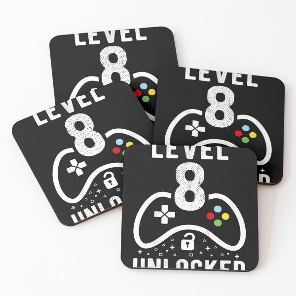 Item preview, Kids Level 8 Unlocked Video Game 8th Birthday designed and sold by MiloszshiZse.