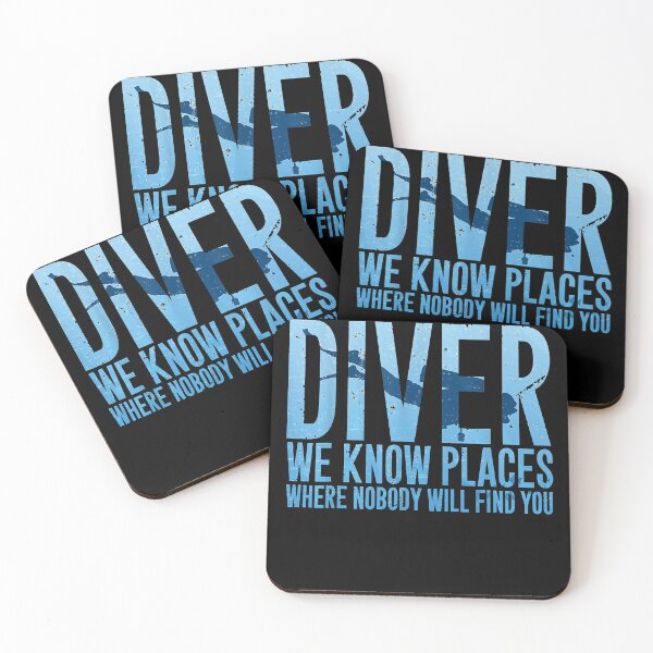 Item preview, Always Be Nice To A Diver cuba Diving Diver designed and sold by ELIZABETHSEAS.