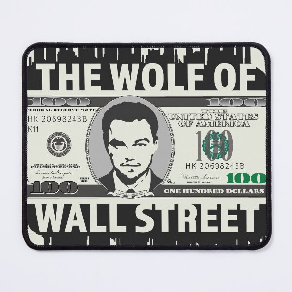 Item preview, The Wolf of Wall Street minimalist movie art designed and sold by PrintsBySadie.