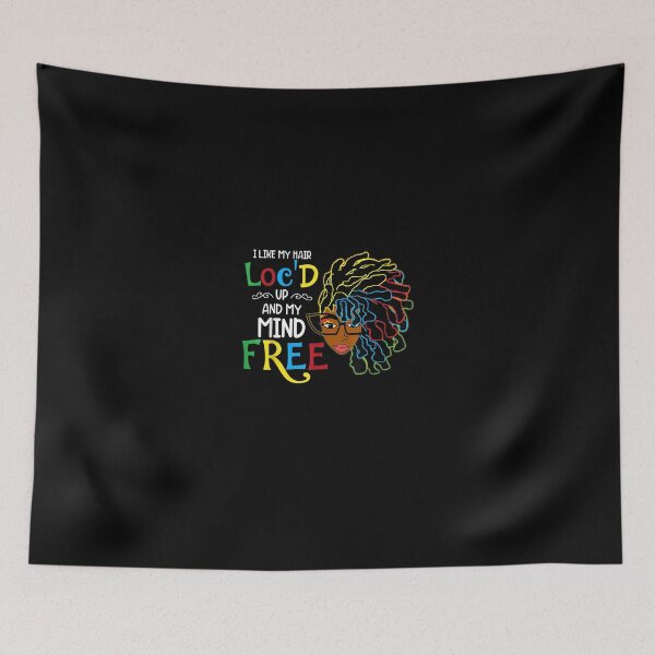 Item preview, I Like Hair Locd Up Funny Black Women Birthday designed and sold by KeeganshiAon.