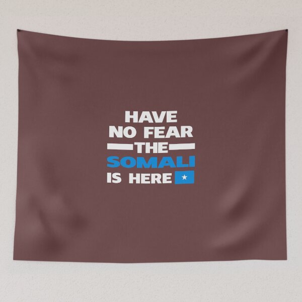 Item preview, No Fear Somali Is Here Somalia Pride designed and sold by AlwaysAwesome.
