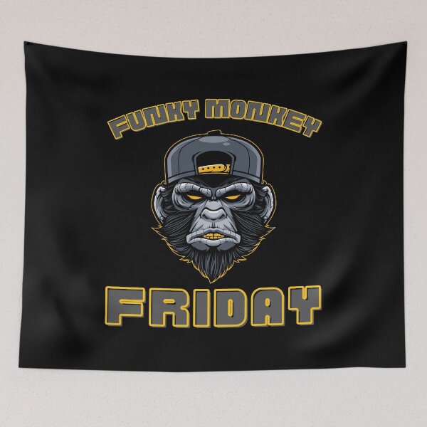 Item preview, Funky Monkey Friday designed and sold by Ahmer Qureshi.