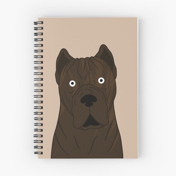 Item preview, Cute Red Brindle Cane Corso Dog Emoji designed and sold by Lulupainting.