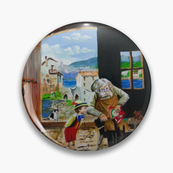 Item preview, Pinocchio and Geppetto designed and sold by GORDON BRUCE ART.
